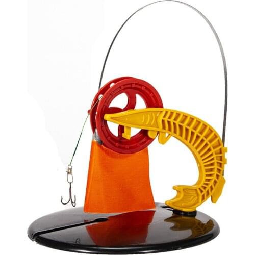 2pcs Portable Winter Ice Fishing Rod Tip Up With Flags Pole Indicator Equipments Hand-free Compact Pole Outdoor With Hook Firm