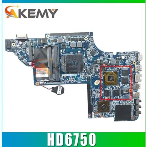 AKemy Laptop Motherboard For HP Pavilion DV7-6000 DV7Z-6100 A70M HD6750 Mainboard 666520-501 216-0810005 DDR3