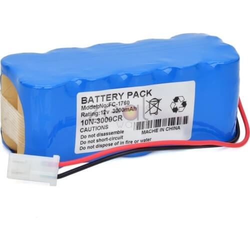 FOR Fukuda FC-1760 3000mAh 12V Defibrillator Battery