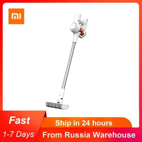 Xiaomi Mijia Wireless Vertical Handheld Vacuum Cleaner 1C 120AW suction power cyclone filter Effective mite cleaning for Home