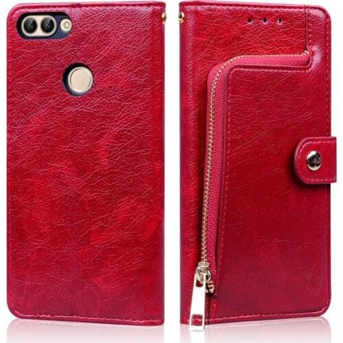 For Huawei P Smart 2018 Case Fashion Soft TPU Leather Flip Wallet Case For Funda Huawei P smart Case FIG-LX1 Psmart Phone Cases