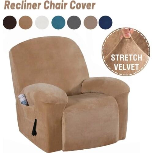 Velvet recliner chair cover waterproof sofa cover armchair cover cover washable furniture cover 9 colors