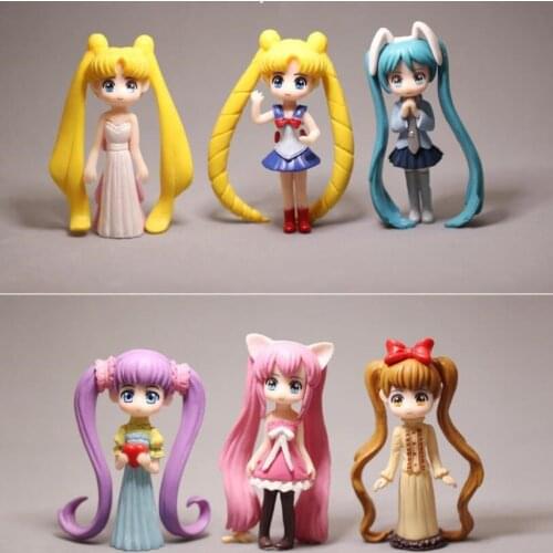 Blind Box Toys Little Girl 8cm Guess Bag Blind Bag Animal Dolls Anime Figures Cute Desktop Model Girl Birthday Gift Toys