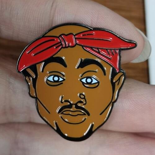Tupac Enamel Pin