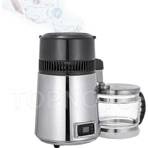 4L Pure Water Filters Distiller Electric Stainless Steel Household Water Purifier Container Filter Distilled Water Machine