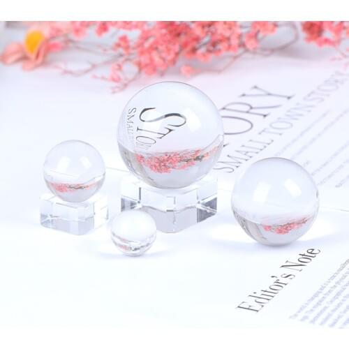 20/30/40/50mm Crystal Ball Quartz Glass Transparent Ball Spheres Glass Ball Photography Balls Crystal Craft Decor Feng Shui