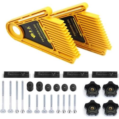 Multi-purpose Double Featherboards Feather Loc Board for Table Saws Router And Tables Fences Tools Miter Gauge Slot Woodwork DIY