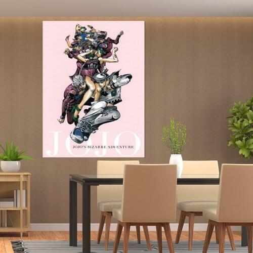 Japan Anime Wall Art Print Painting JoJo S Bizarre Adventure Modular Canvas Poster HD Modern Picture Home Decoration Living Room