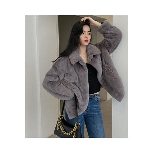 Autumn Winter Fur Coat Womens 2021 New Casual Warm Soft Zipper Fur Jacket Plush Coat Plus Size Korean Loose Mink Coat