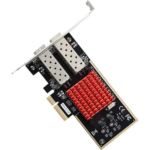 PCIe2.1 X4 Intel 350 Dual Port 1000Mbps Fiber Server Network Card Gigabit for Intel Desktop SFP Interface Server TXA027