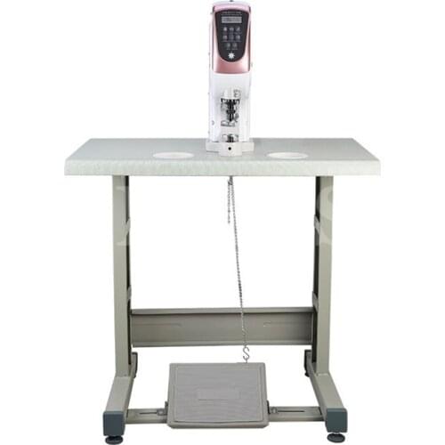 Fully automatic computerized button sewing machine, electronic big white button machine, buttoning four-way button knocking