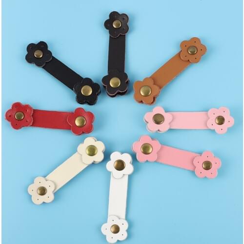 5PCS Bag Buckles Flower Handmade Wallet Card Pack Buckles Decoration Bottons for DIY Handbag Accessories Handmade Wallet Cards