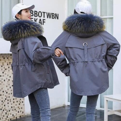 QIUXINQI Natural Fur Coats