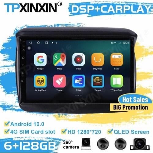 Radio Stereo Receiver Android 9 For Mitsubishi L200 2008 2009 2010 2011 2012 2013 2014 2015 2016 GPS Player Auto Audio Head Unit