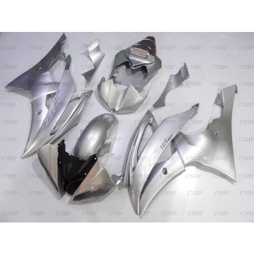 YZF R6 2008 - 2015 Fairing YZF600 R6 14 15 Body Kits YZF600 R6 13 12 Silver White Fairing Kits