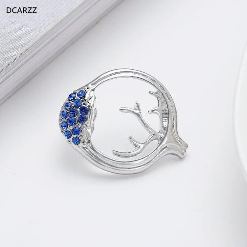 Eye Pin Gold Metal Lapel Crystals Brooch Badge Gift for Ophthalmologist Therapist Doctor Nurse Medical Jewelry Wholesale