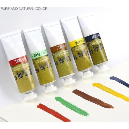 12/18/24/36 Colors 5/12ml Chinese Painting Pigment Watercolor Paint Drawing Tools for Beginners Artist Students Art Supplies