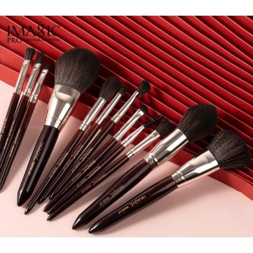 12 Pcs Makeup Brush Professional Eye Shadow Foundation Bluch Brush Easy To Color Beauty Tool Make Up Tool Set TSLM1