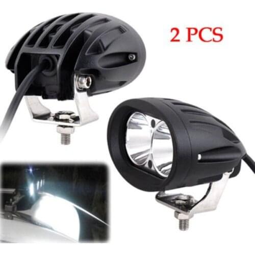 2PCS 20W Spot LED Work DRL Light Car Driving Fog Offroad 4WD Bar Pretty