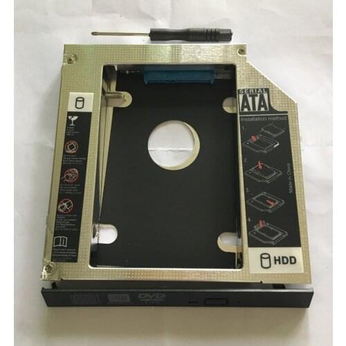 WZSM 9.5mm SATA 2nd HDD SSD Hard Drive Caddy for Lenovo Ideapad P400 G500s G505s E540 E440 U450a S420 U400