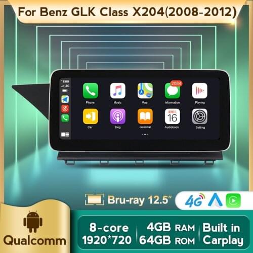 MSM 8953 Snapdragon 625 8 Core Android Car Radio Multimedia Navigation For Mercedes Benz GLK Class X204 2008-2012 NTG 4.5 4.0