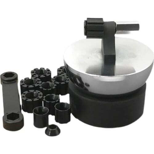 FREE SHIPPING Jewelry Tools Ring Holder with Half Engraver Block and 7 Sleeves