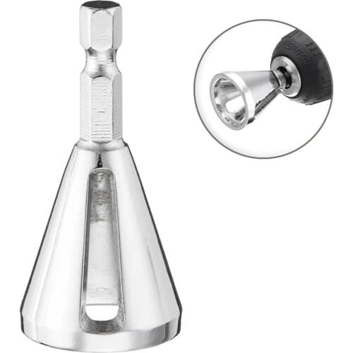 Hex Shank Silver HSS Deburring External Chamfer Tool Drill Bit Remove Burr Repairs Tools widely used for Electric Drills