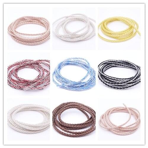 Diy earphone cable 7n single crystal copper plated silver wire 8 share 1m-2m