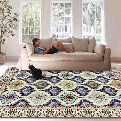Classic Persian Style Carpets For Living Room Bedroom Large Area Rugs Home Decor Big Sofa Coffee Table Mats Carpet Floor Kitchen