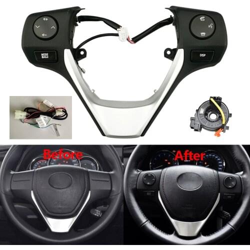 Auto Parts Steering Wheel buttons 84250-02560 8425002560 Steering Wheel Switch For Toyota Corolla 2014 2015 RAV4