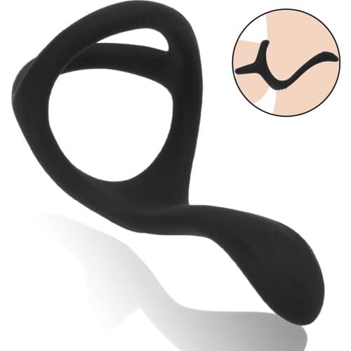 Cock Ring Adult Products Adult Sex Toys for Men Delay Ejaculation Soft Silicone Penis Rings Stretchy Lock Ring