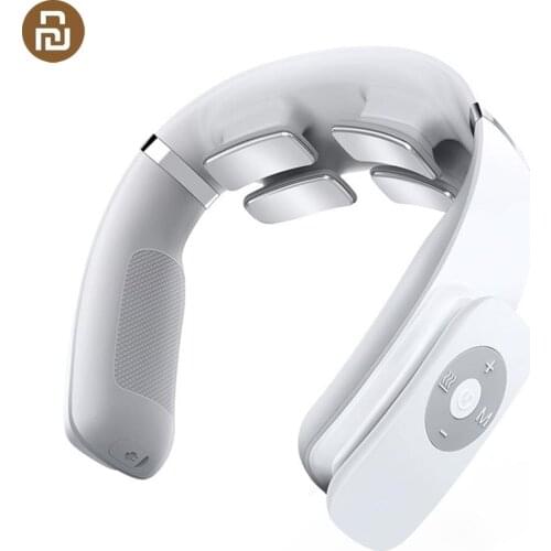 Youpin Jeeback G3 Electric Wireless Neck Massager TENS Pulse Relieve Neck Pain 4 Head Vibrator Heating Cervical Massager