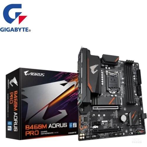 NEW For Gigabyte GA B460M AORUS PRO Motherboard LGA 1200 B460 Desktop Mainboard Support i3 i5 i7 10400F 10400 10100F 10700K
