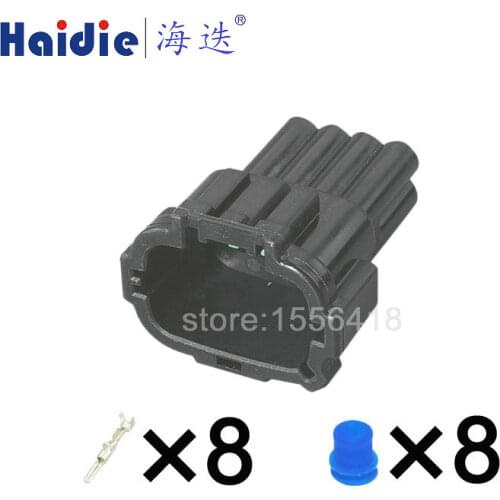 Free shipping 2sets 8pin auto waterproof Nissan sylphy headlight plug electric cable connector PB291-08827