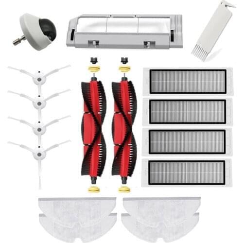 Whole Set Robot Kits for Xiaomi Roborock S6 Pure S6-Pure S6pure Robotic Vacuum Cleaner Accessories Washable Detachable