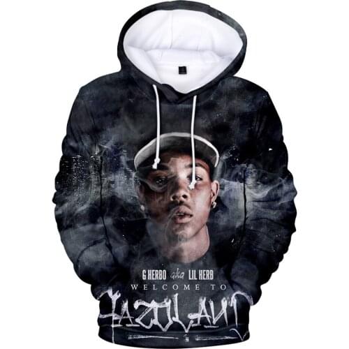Popular G Herbo Hoodie 3D Print Men/Women Sweatshirts Childrens Hoodies G Herbo Pullover Harajuku Clothing Boys Gi Kids Clothes