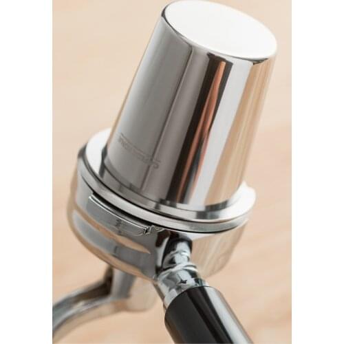 Imellow Stainless Steel Coffee Powder Receiver Espresso Coffee Barista Powder Picker For Ek43 Grinder Coffee Tamper Dosing Ring