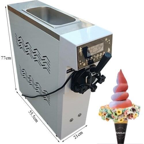 Single Flavor Commercial Tabletop Mini Soft Ice Cream Machine Wt/8613824555378 Mexico FREE CFR BY SEA