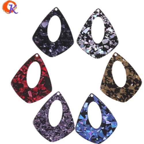 Cordial Design 100Pcs 31*38mm Jewelry Accessories/Earring Connectors/Drop Shape/DIY Jewelry Making/Hand Made/Earring Findings