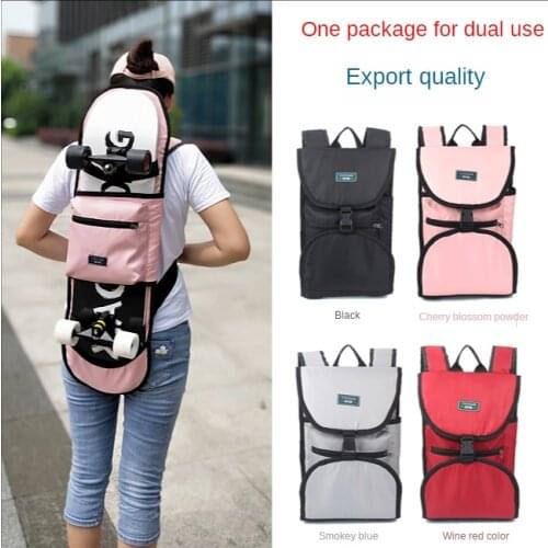 Skateboard bag double cocked longboard dance board surfboard cover bag fish board storage bag waterproof backpack