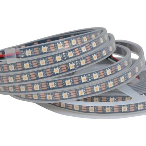 100M 20X5M SK6812 RGBW (RGB+Warm White/White) 4 in 1 Chip 60leds/Pixels/m 5050 SMD LED Strip White/Black PCB IP30 IP65 IP67 DC5V