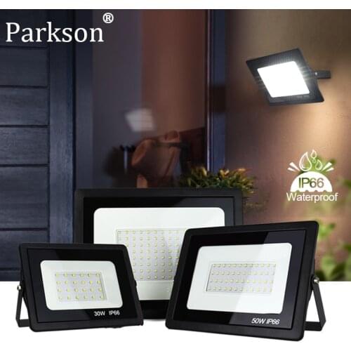 Flood light led AC 220V 240V Waterproof IP66 Outdoor led light 30W 50W 100W 150W 200W LED Spotlight Street Lamp Projector
