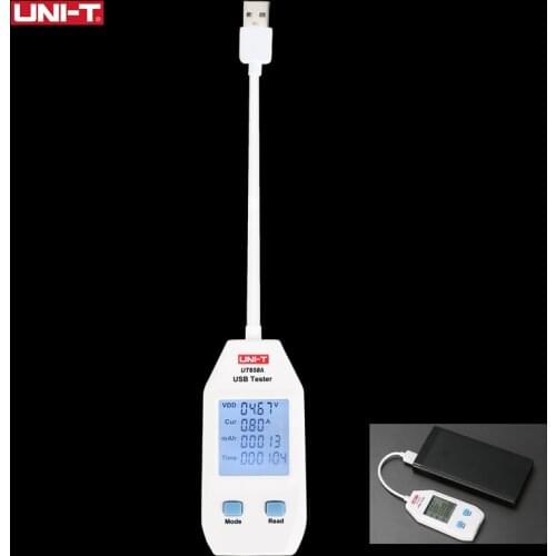 UNI-T Electric USB Voltage Safety Tester Voltmeter Amperemeter Charger Capacity Meter Volt Current Doctor UT658A UT658B UT658D