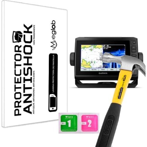 Screen protector Anti-Shock Anti-scratch Anti-Shatter compatible with Garmin echoMAP Plus 72sv