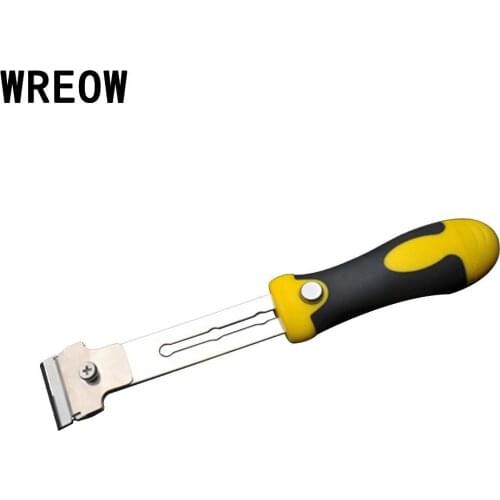 1Set Extensible Glass Scraper Floor Car Kitchen Window Wall Razor Putty Scraper Hand Tool Set G6