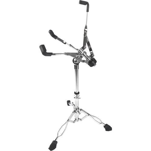 12-inch Stainless Steel Drum Tripod Stand 19.7inch-29.5inch Height Adjustable for Dumb Drum Snare Drum Drum Set Supporting