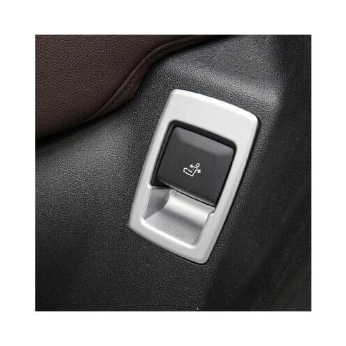 2* Accessories Matte Rear Seat Button Adjust Cover Trim For BMW X3 G01 2018-2020
