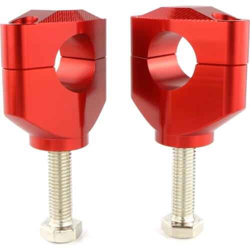 28.6mm 1-1/8" For Suzuki DRZ400 400E 400S 400SM RM60 65 85 85L 100 125 25 RMZ250 Honda CR CRF XR CNC Fat Handlebar Clamp Risers