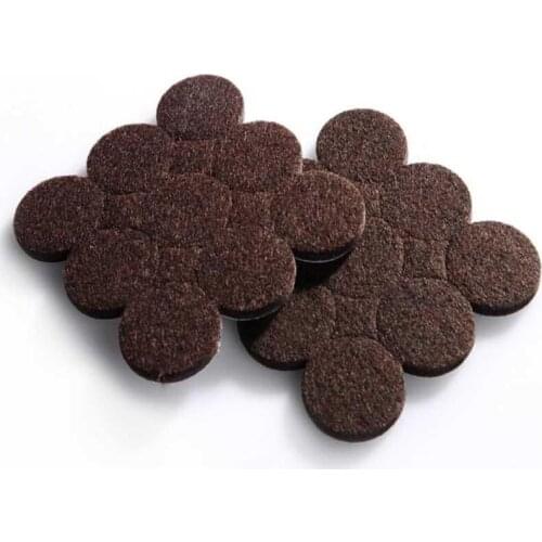 30mm Circular Thick 5MM Self Adhesive Furniture Leg Feet Rug Felt Pads Anti Mat Slip Damper For Chair Bumper Protector Table