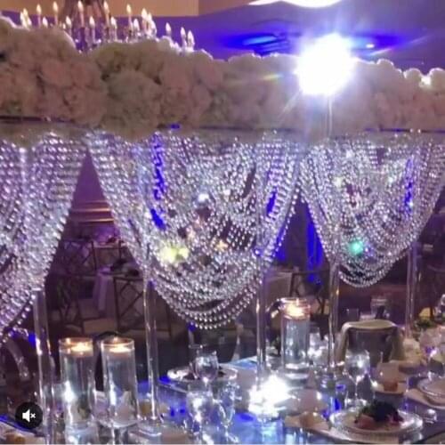 2pcs/lot Free shipment acrylic wedding centerpiece flower stand acrylic wedding tall flower stand for wedding event party hotel